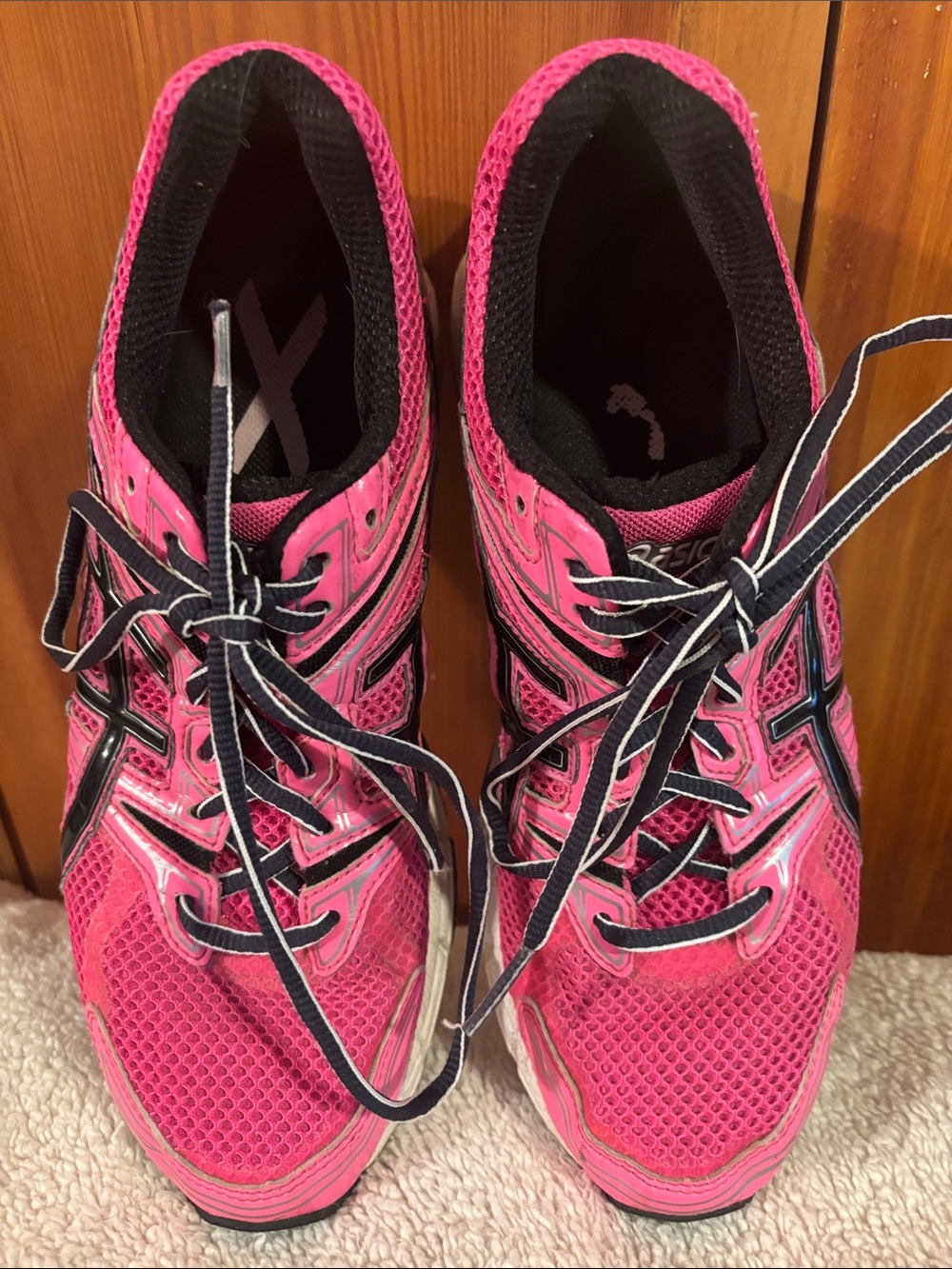 Women’s Pink ASICS Running Sneakers